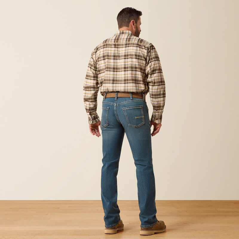Ariat Men's Rebar M5 Straight DuraStretch Edge Stackable Straight Leg Jean