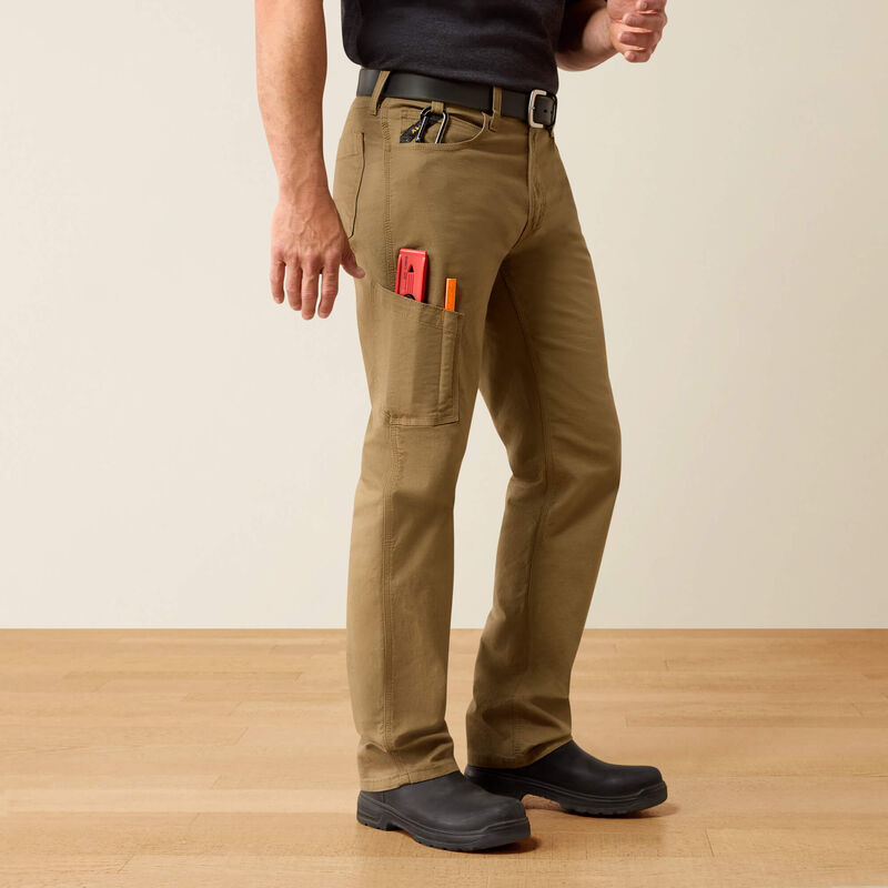 Ariat Men's Rebar M4 Relaxed DuraStretch Made Tough Stackable Straight Leg Pant