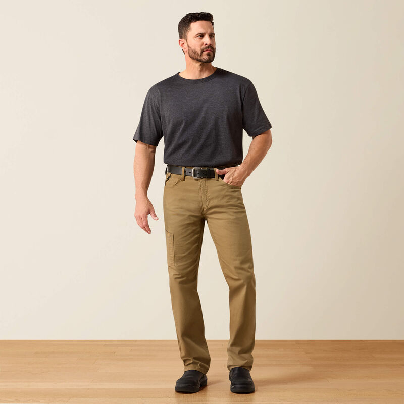 Ariat Men's Rebar M4 Relaxed DuraStretch Made Tough Stackable Straight Leg Pant