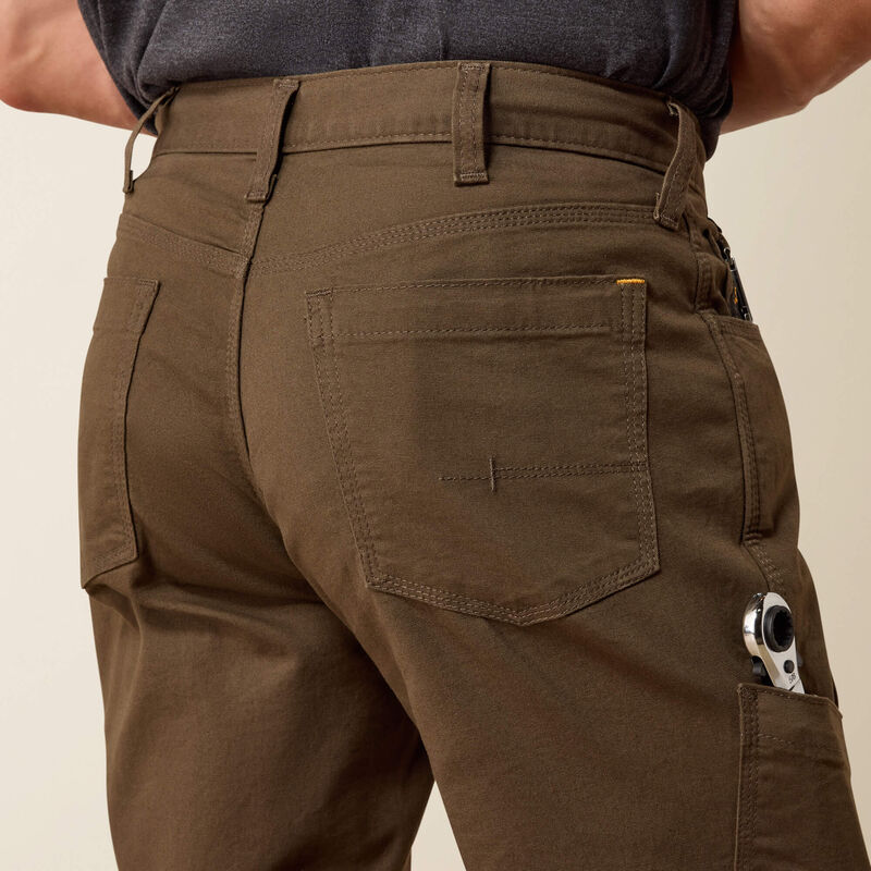 Ariat Men's Rebar M4 Relaxed DuraStretch Made Tough Stackable Straight Leg Pant - Wren