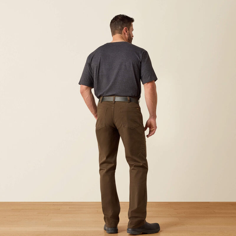 Ariat Men's Rebar M4 Relaxed DuraStretch Made Tough Stackable Straight Leg Pant - Wren