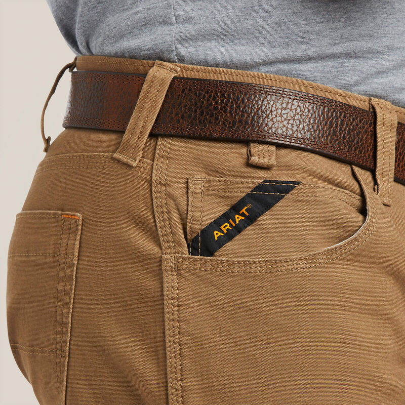 Ariat Rebar M7 DuraStretch Made Tough Straight Pant - Field Khaki