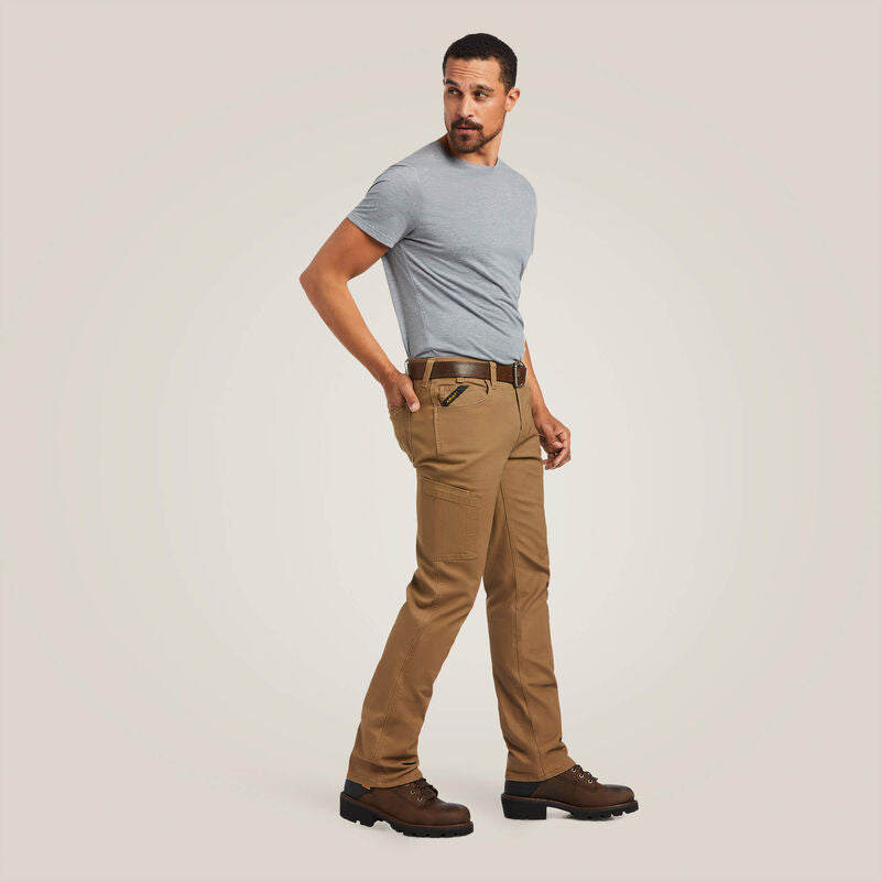 Ariat Rebar M7 DuraStretch Made Tough Straight Pant - Field Khaki