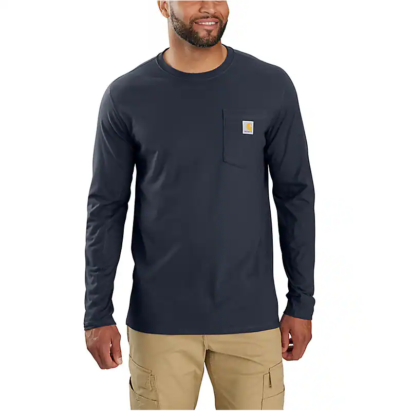Carhartt Men's Force Relaxed Fit Long-Sleeve Pocket T-Shirt