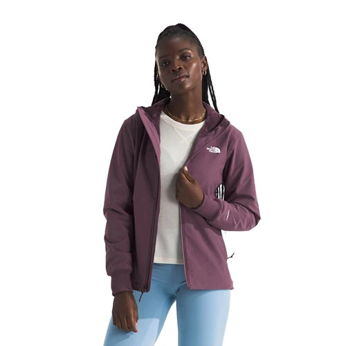 The North Face Women's Shelbe Raschel Hooded Softshell - Midnight Mauve
