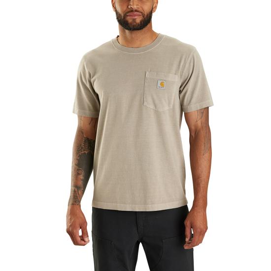 Carhartt Men's Relaxed Fit Midweight Short-Sleeve Garment Dyed Pocket Tee