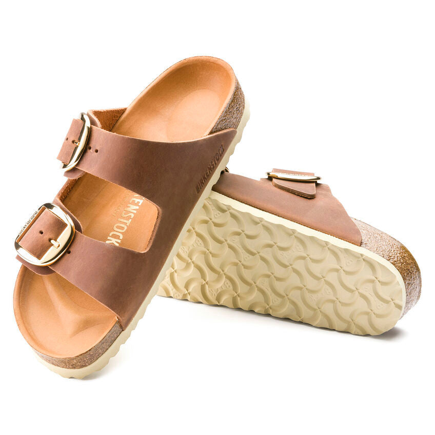 Birkenstock Arizona Big Buckle Oiled Leather - Cognac