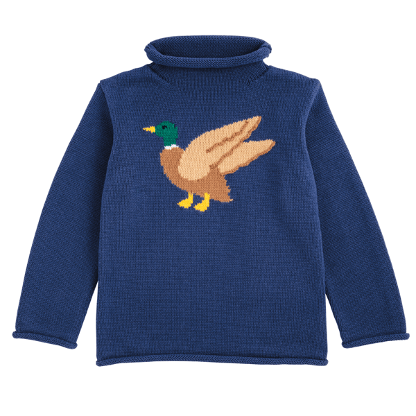 Mud Pie Boys Duck Rollneck Sweater