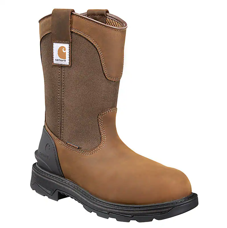 Carhartt Ironwood Waterproof 11" Alloy Toe Wellington - Bison Brown Oil Tan