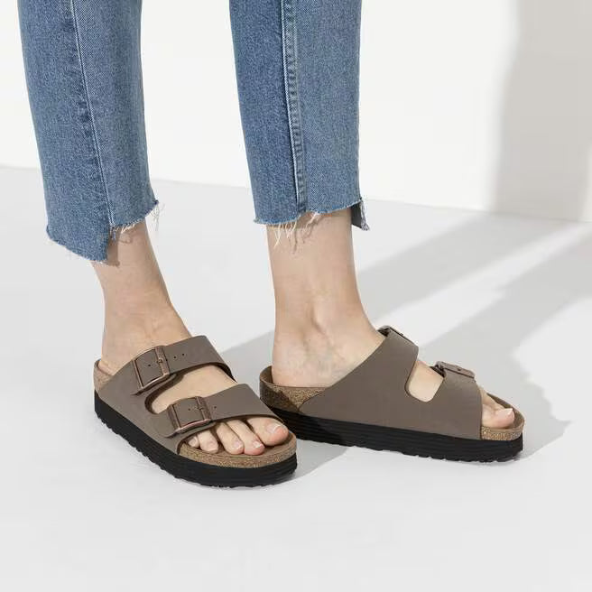 Birkenstock Arizona Flex Platform Vegan Sandal - Mocha