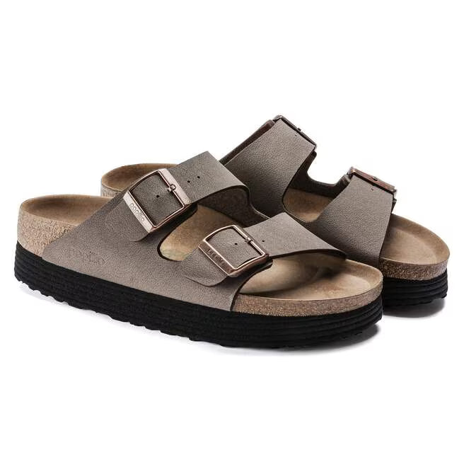 Birkenstock Arizona Flex Platform Vegan Sandal - Mocha