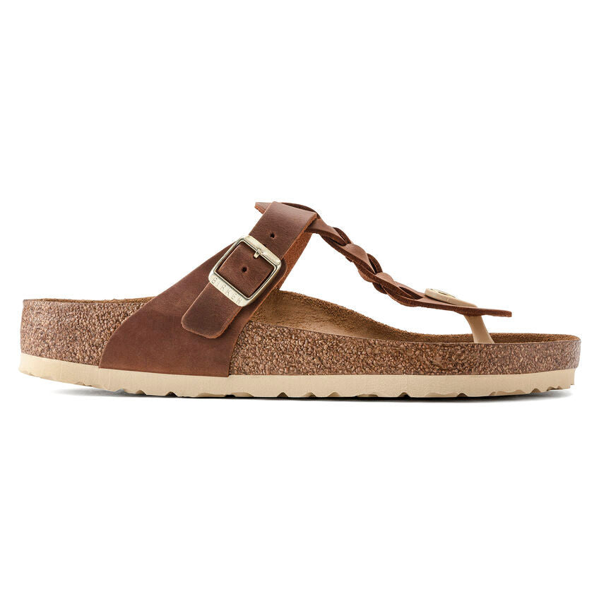 Birkenstock Gizeh Oiled Leather - Cognac