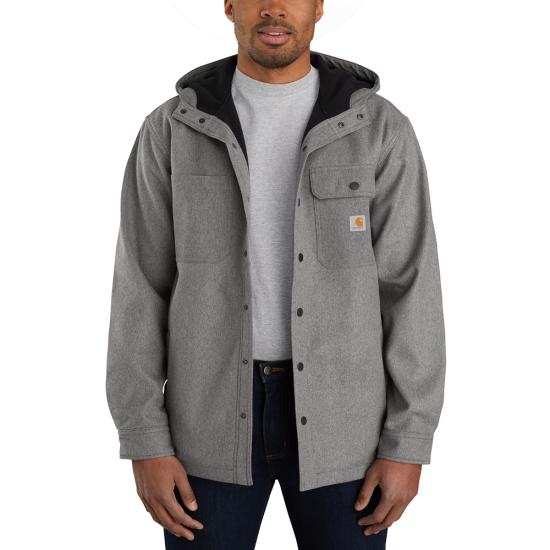 Carhartt Rain Defender Relaxed Fit Heavyweight Hooded Shirt Jac