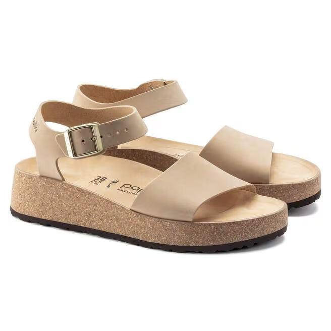 Birkenstock Glenda Nubuck Leather Women's Sandals - Sandcastle