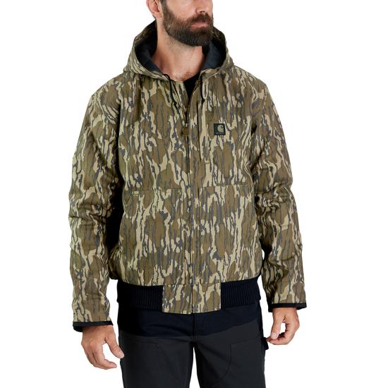 Carhartt Rugged Flex Duck Loose Fit Insulated Camo Active Jacket - Bottomland