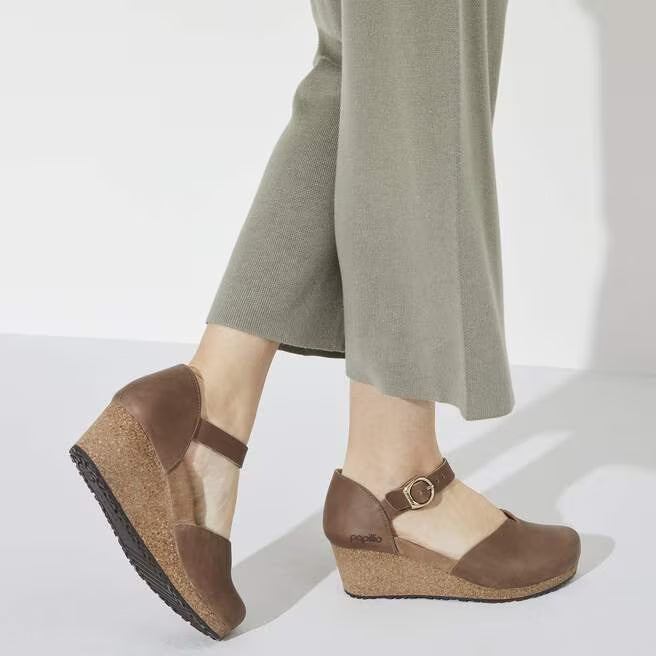 Birkenstock Mary Oiled Leather Women's Wedge