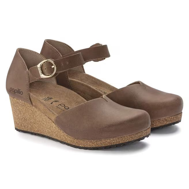 Birkenstock Mary Oiled Leather Women's Wedge