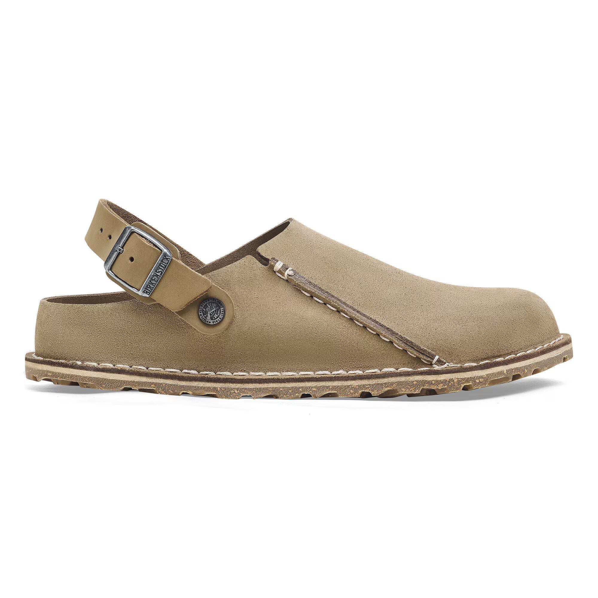 Birkenstock Lutry Premium Suede - Grey Taupe