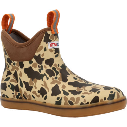 XTRATUF Women's 6 Inch Ankle Deck Boot - Duck Camo