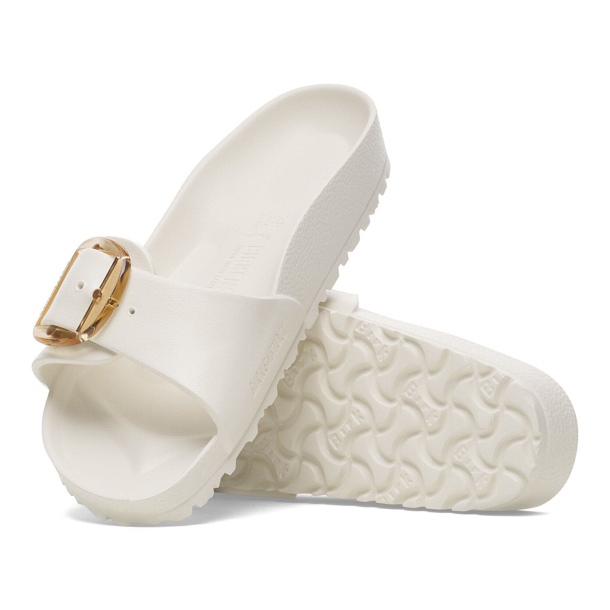 Birkenstock Women's Madrid Big Buckle Eva Sandals - Eggshell