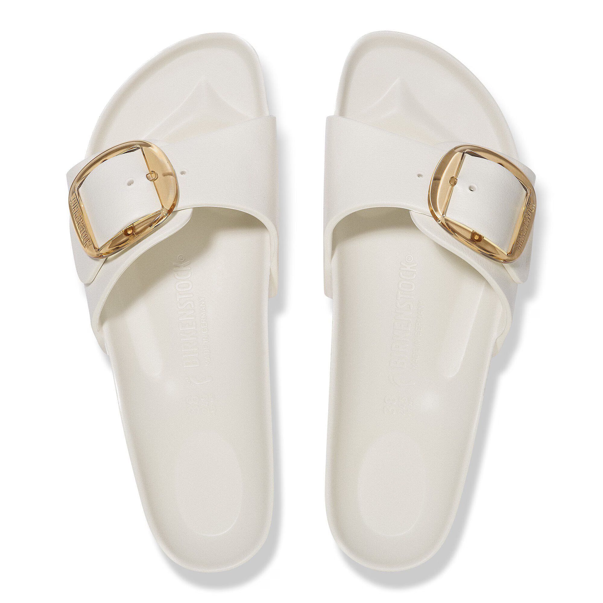 Birkenstock Women's Madrid Big Buckle Eva Sandals - Eggshell