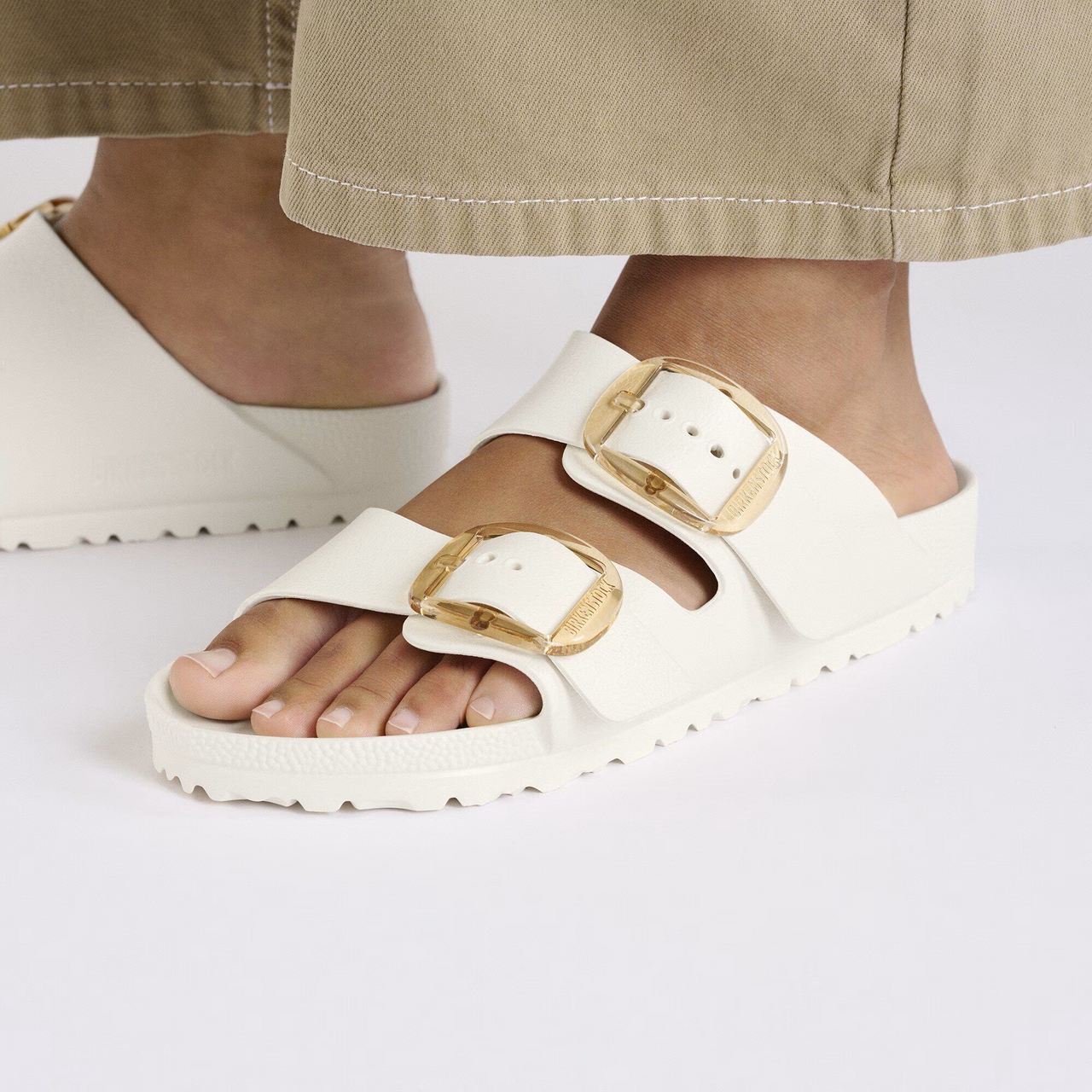Birkenstock Arizona Big Buckle EVA Eggshell Sandal