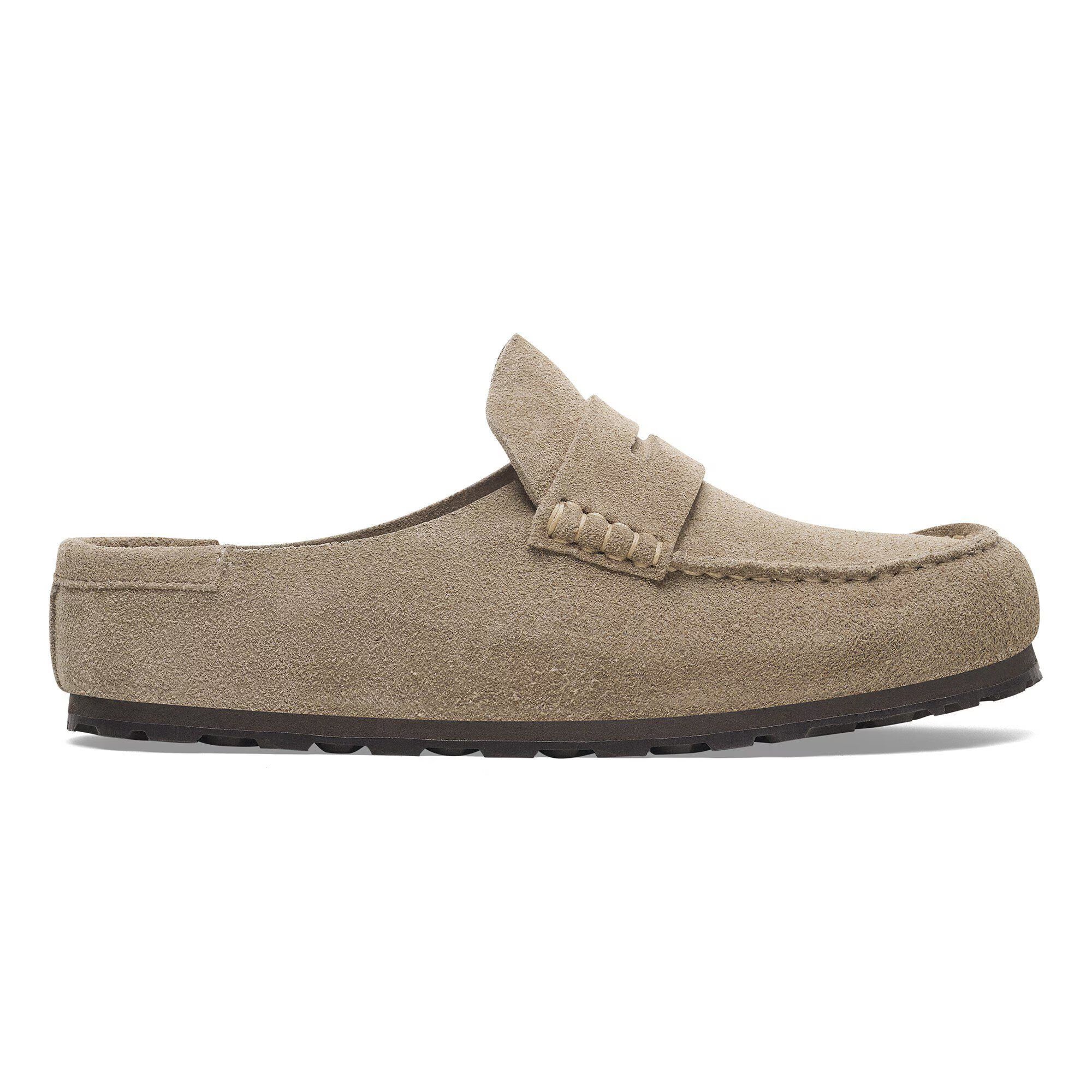 Birkenstock Naples Wrapped Loafer - Taupe Suede