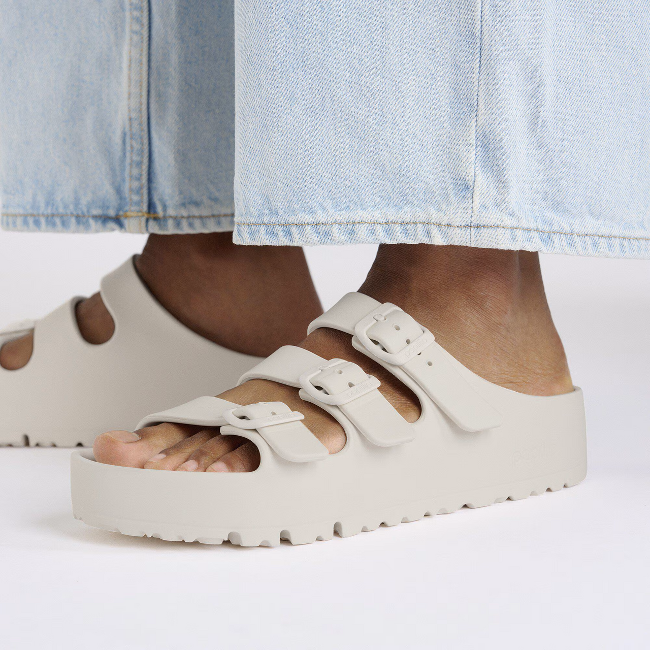 Birkenstock Florida III Flex Platform EVA Sandal - Eggshell