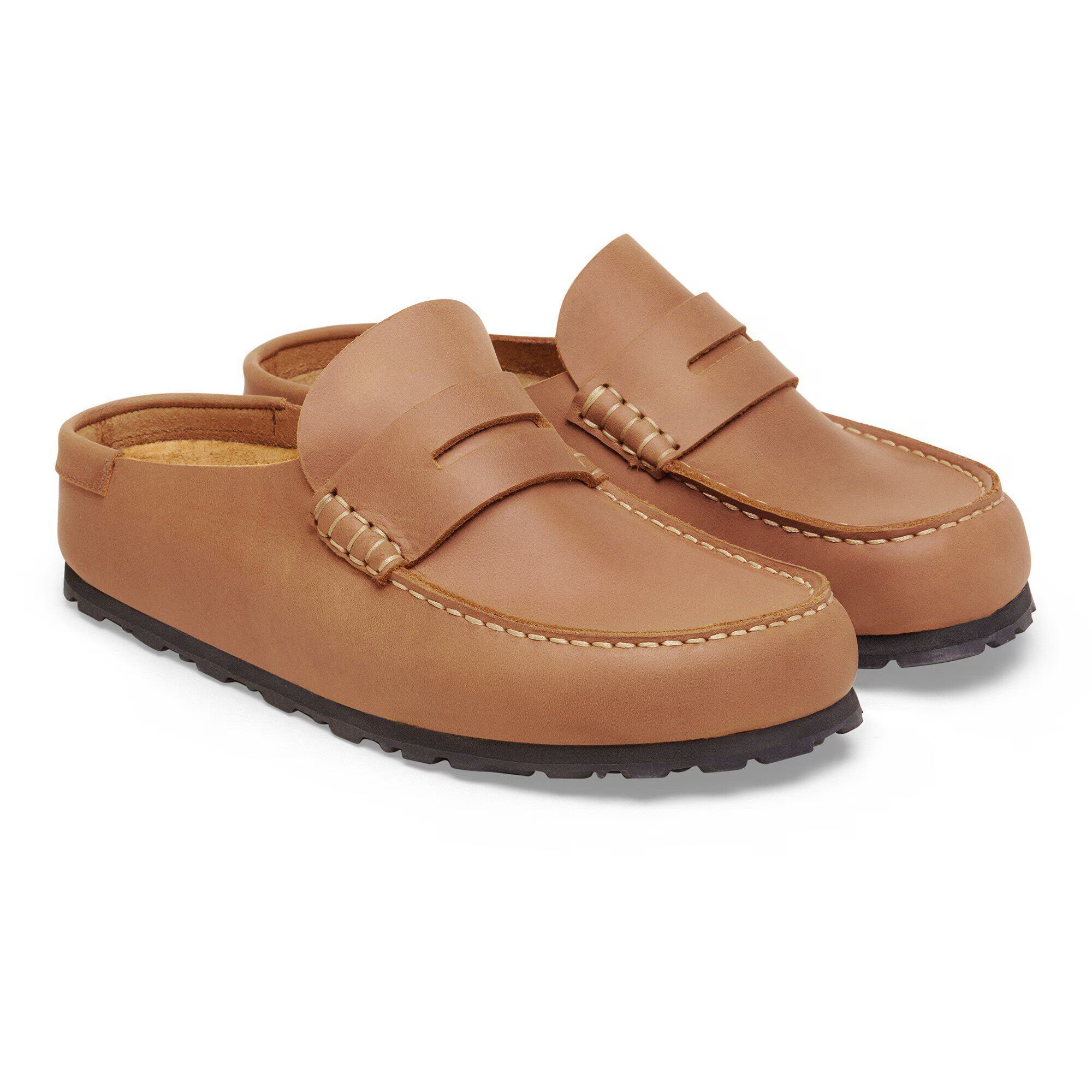 Birkenstock Naples Wrapped Loafer - Cognac Oiled Leather