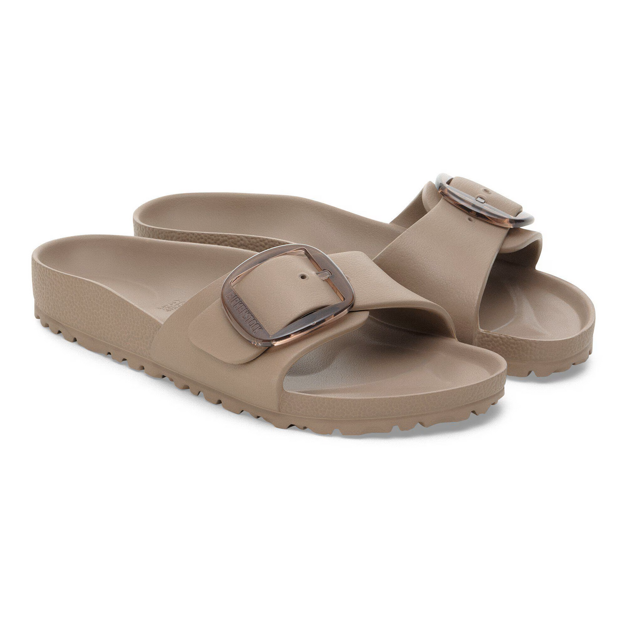 Birkenstock Madrid Big Buckle EVA Gray Taupe Slide Sandal