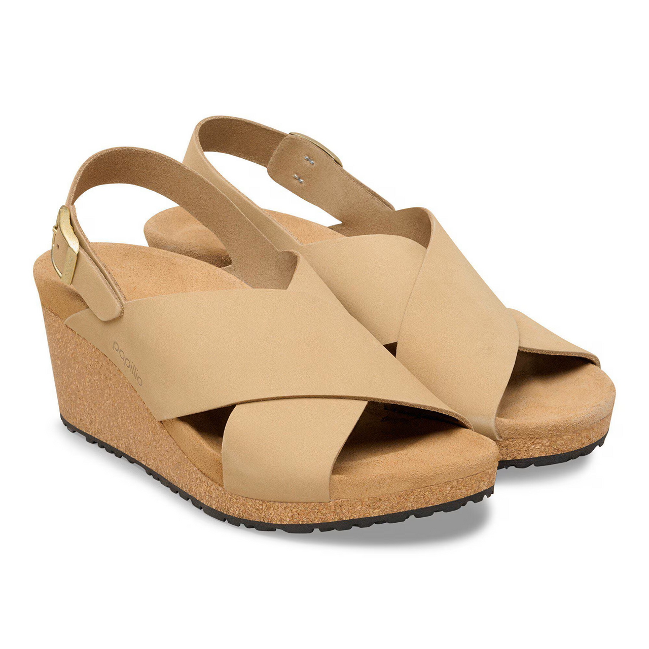 Birkenstock Samira LENB Sandcastle Women’s Nubuck Leather Toe Loop Sandal