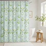 Laura Park Petal Garden Aqua Shower Curtain