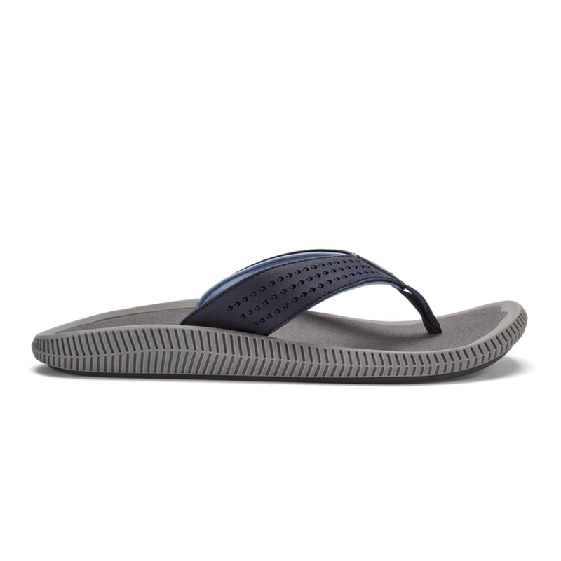 OluKai Men's Ulele Sandal Blue Depth/Charcoal