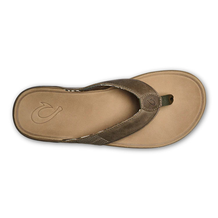 OluKai Men's Tuahine Sandal - Hunter/Golden Sand