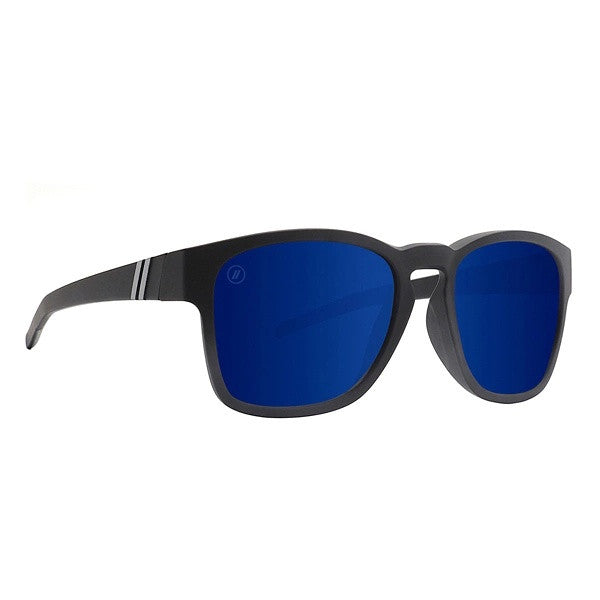 Blenders Motion Sunglasses – Matte Black/Blue Mirror