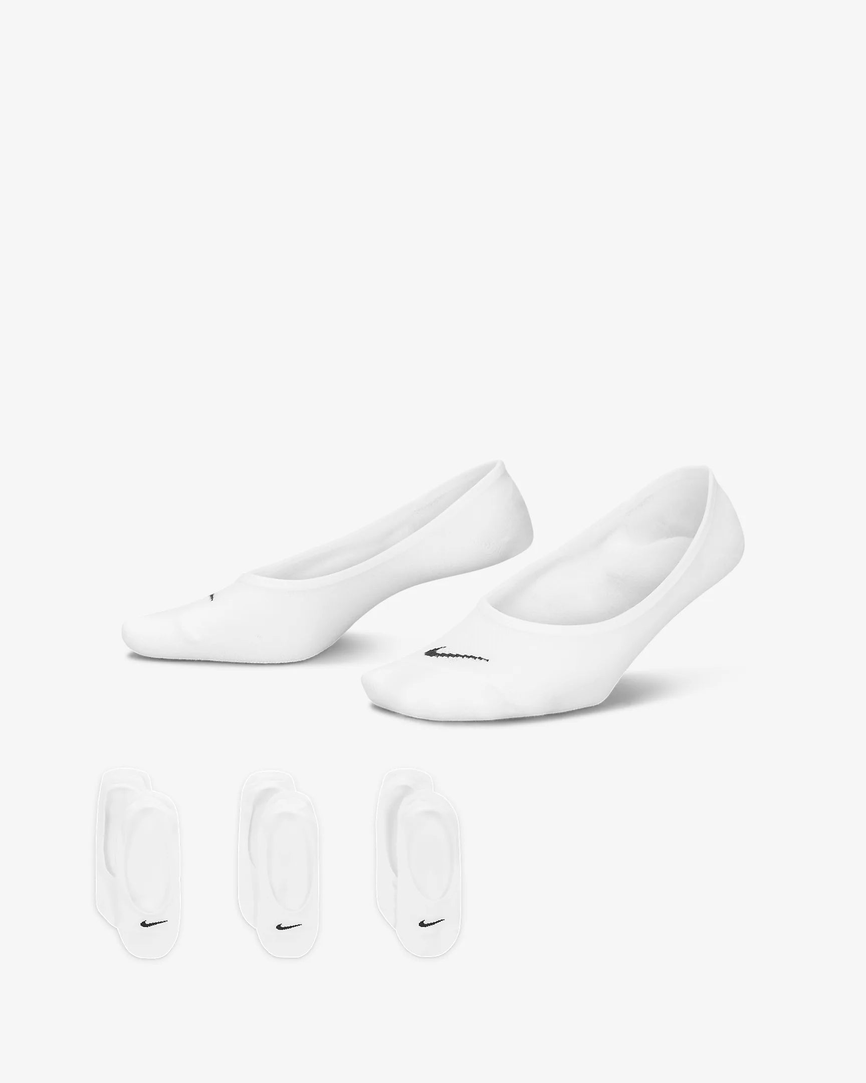 Nike Women's Everyday Lightweight Footie Socks - 3 Pack