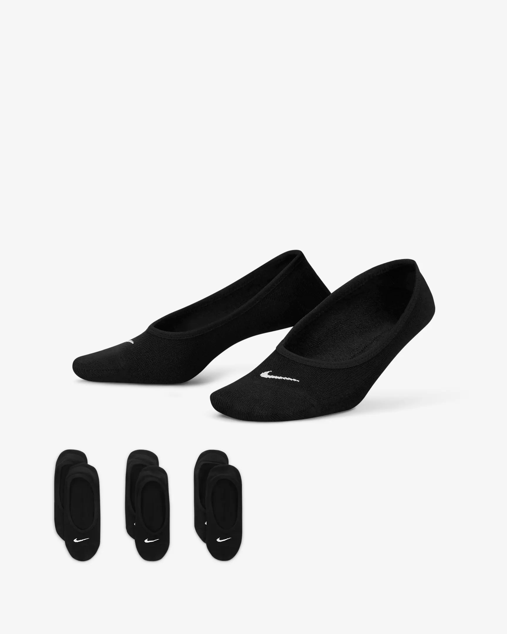 Nike Women's Everyday Lightweight Footie Socks - 3 Pack
