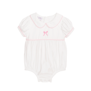 Mud Pie Baby Girls Poplin Bow Bubble