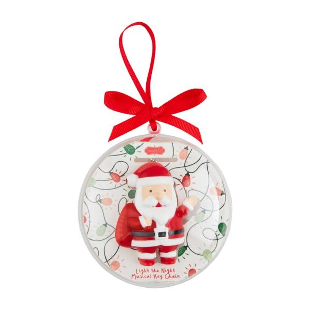 Mud Pie Santa Musical Keychain