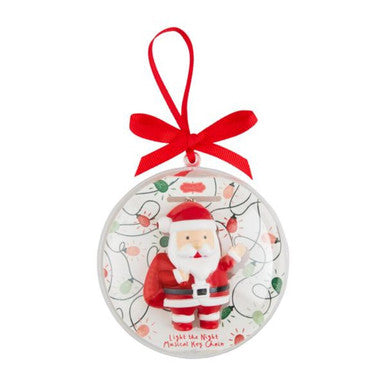 Mud Pie Santa Musical Keychain