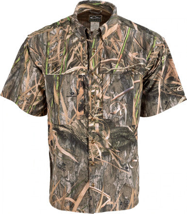 Drake Waterfowl Vented Wingshooter's Short Sleeve Shirt