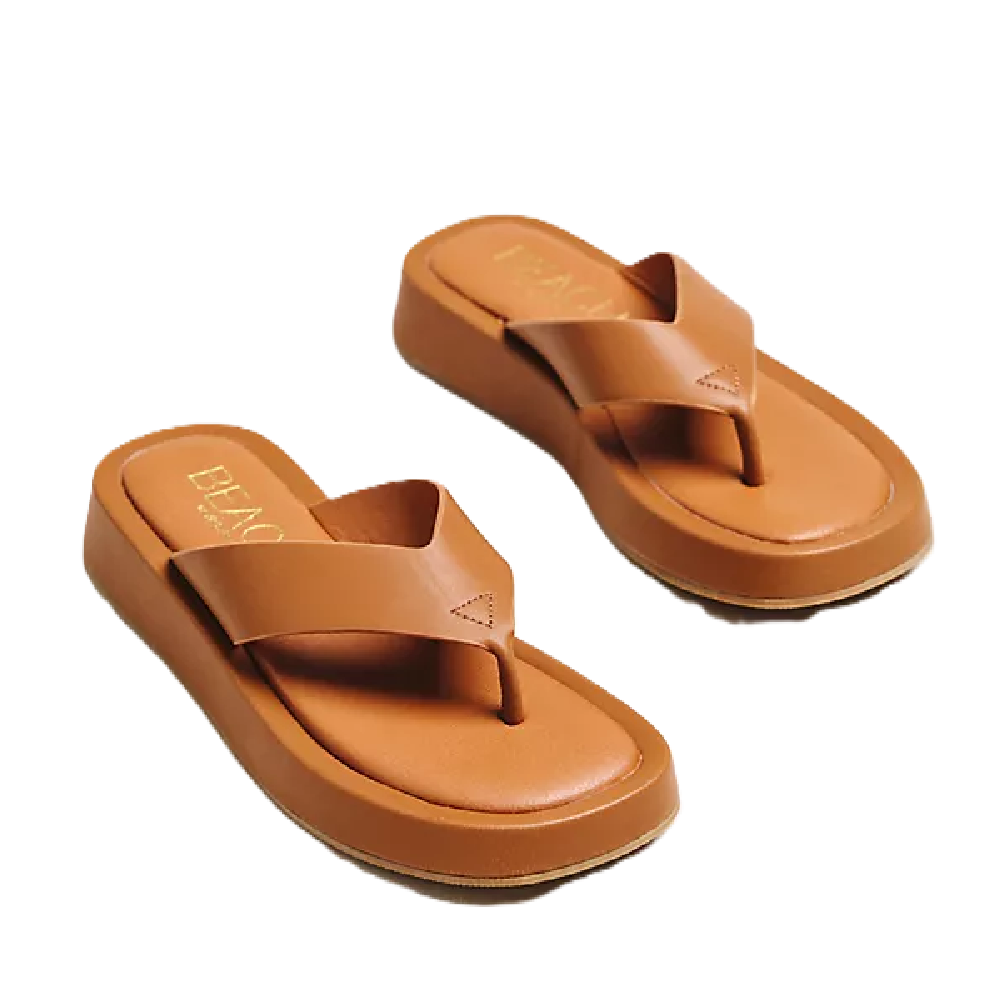 Beach by Matisse Mallorca Wedge/Platform Sandal - Cognac