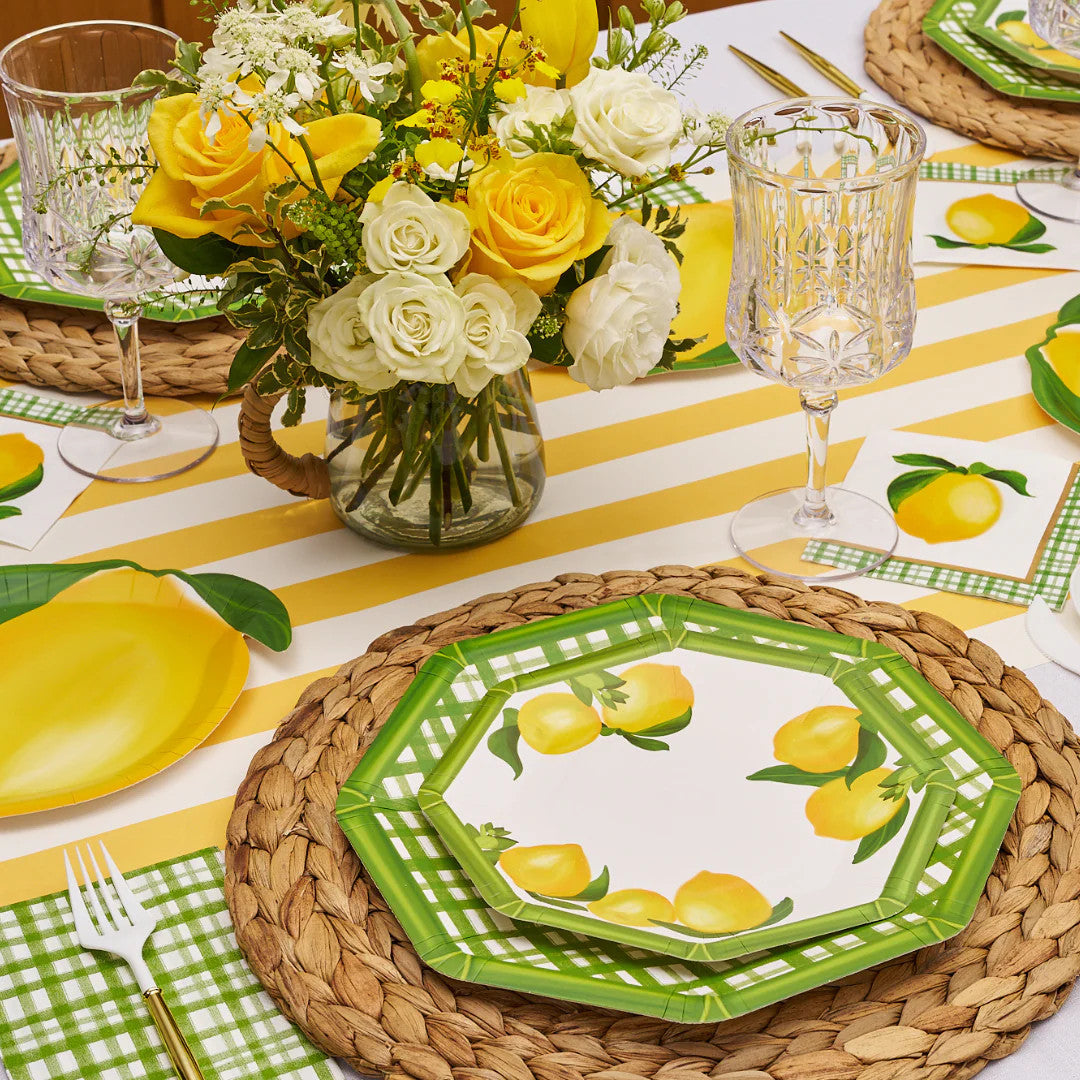 Sophistiplate Salad Plate Lemon and Stem - 8pk