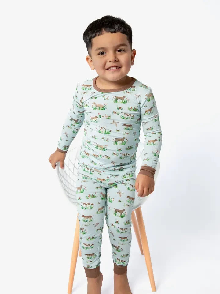 Goosies Toddler Boys Delta Bird Hunting Dogs Toddler PJs