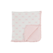 Mud Pie Bows Baby Arrival Blanket