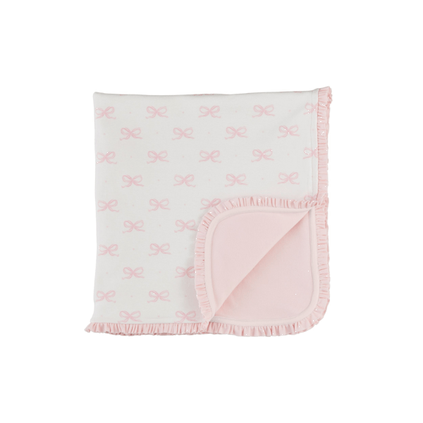 Mud Pie Bows Baby Arrival Blanket