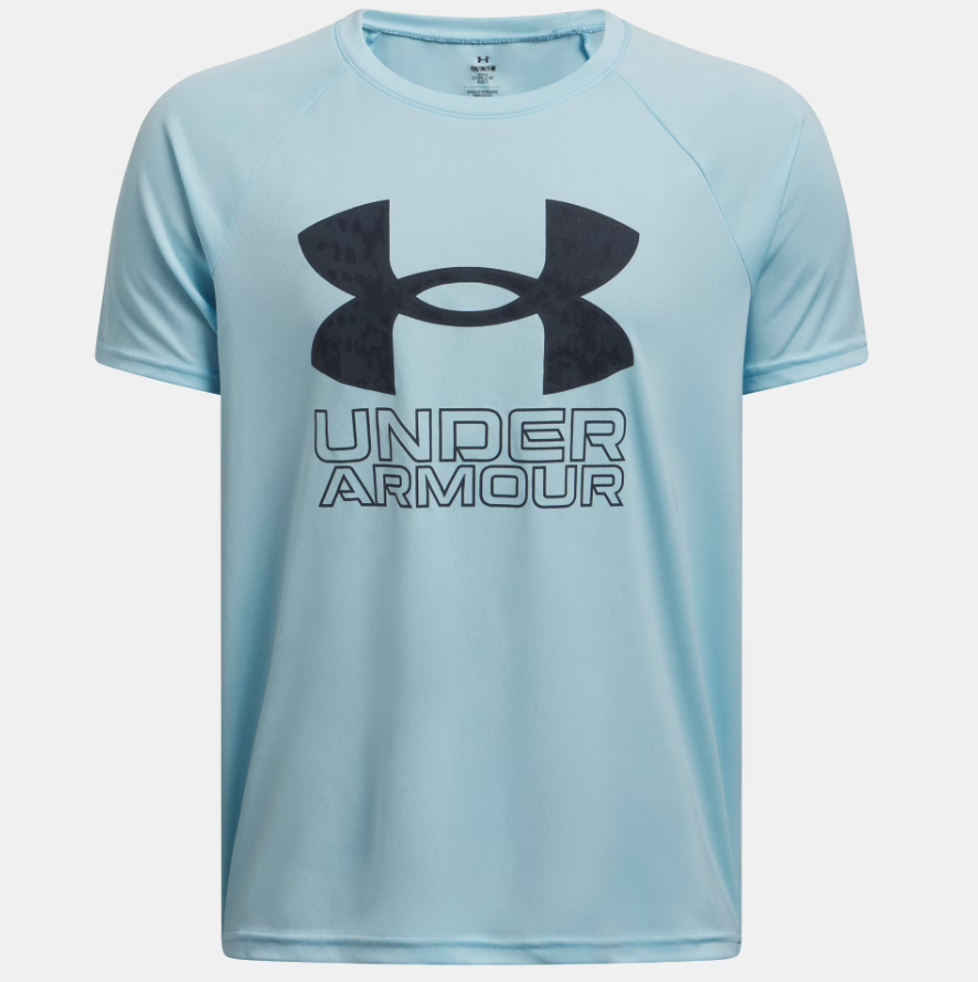 Under Armour Boys Tech Hybrid Print Short Sleeve