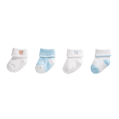 Mud Pie Infant Blue Foldover Sock Set