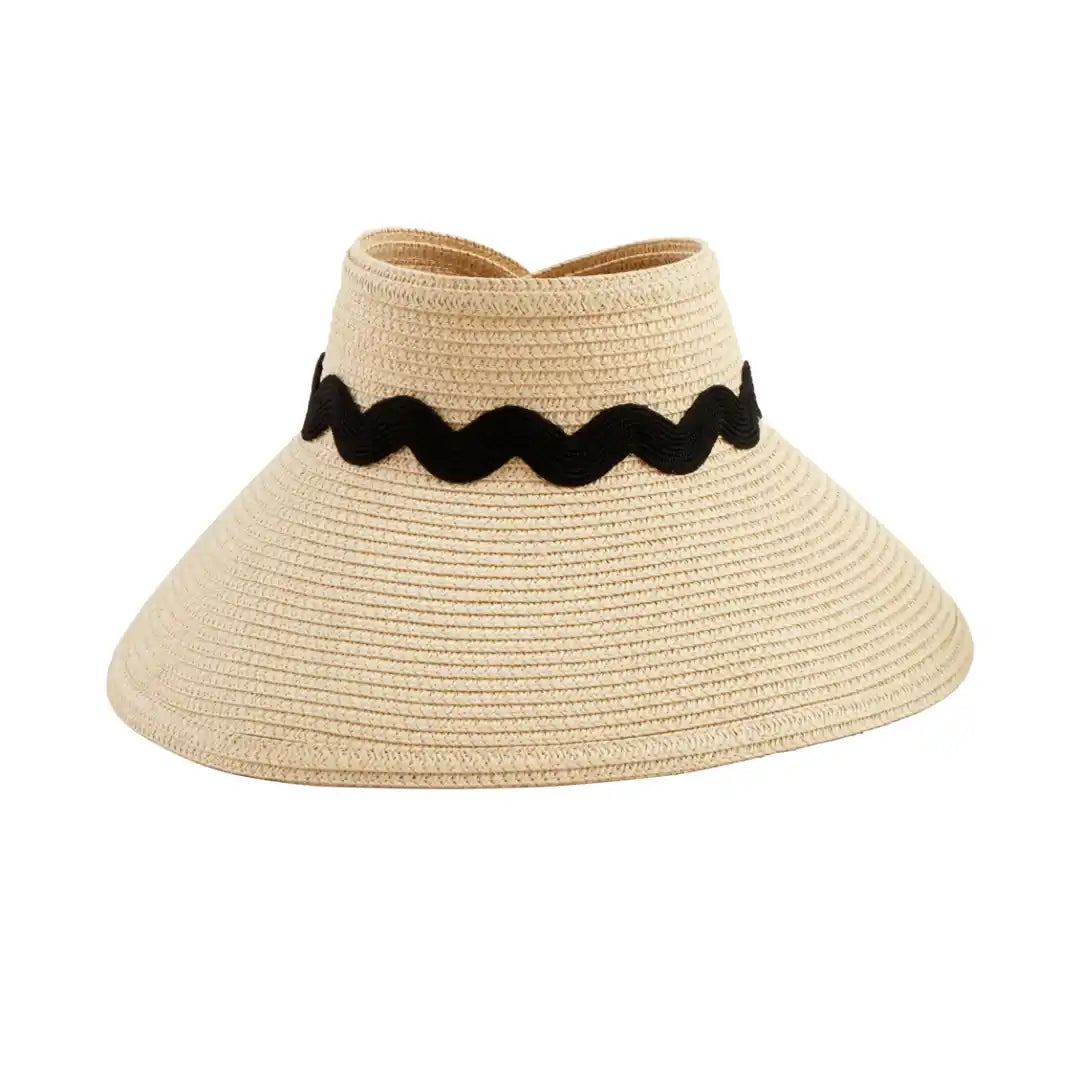 Mud Pie Ric Rac Packable Visor