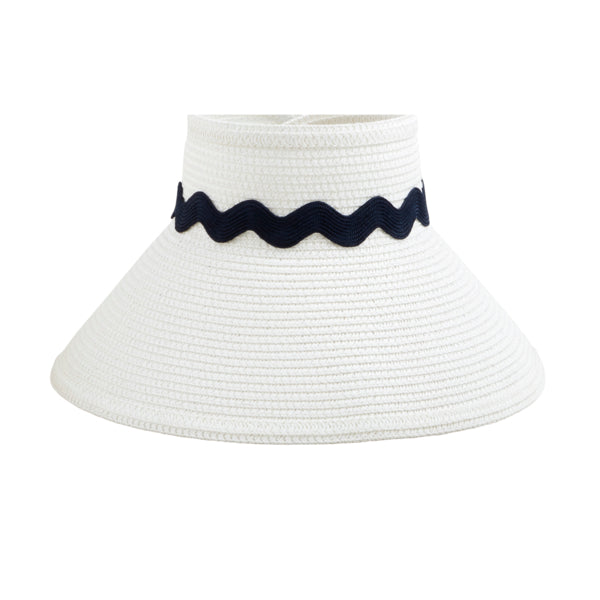 Mud Pie Ric Rac Packable Visor